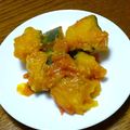 B子chan's cooksnap of when they made 煮るだけ～かぼちゃとトマトの温サラダ.