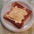 オレンジリング's cooksnap of when they made ソースマヨチーズトースト.