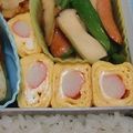 moruchama's cooksnap of when they made 簡単✿ฺかにかま入り玉子焼き.