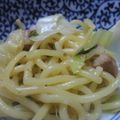 もよもよのおまじない's cooksnap of when they made ねぎ塩せせり焼きそば.