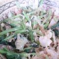 ユーロン's cooksnap of when they made 菜の花とキャベツのゴマ和え.
