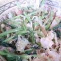 ユーロン's cooksnap of when they made 菜の花とキャベツのゴマ和え.