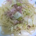 よーり★'s cooksnap of when they made アンチョビとキャベツのパスタ.