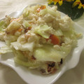 miyuki12's cooksnap of when they made 超節約★キャベツの外葉と人参皮の白和え.
