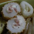 ラビリンス♪'s cooksnap of when they made 梅ぇ～簡単おつまみ★クリームチーズ＆竹輪.