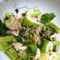 ひろたん☆☆☆'s cooksnap of when they made 葉っぱも一緒に☆セロリのレモンバター炒め.