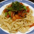 ちリこ's cooksnap of when they made 母の味☆トマト＆バジルの冷製パスタ.