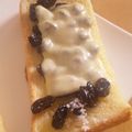 ４you's cooksnap of when they made レーズンチーズトースト.