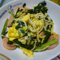 のすけのすけ's cooksnap of when they made ◎お魚ソーセージとほうれん草の卵とじ◎.