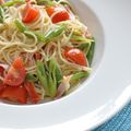 noccini's cooksnap of when they made いんげんとミニトマトのパスタ.
