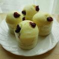 月見なっとう's cooksnap of when they made 優しい味の蒸しパン(お芋入り）.