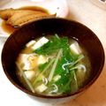 REchiyo's cooksnap of when they made しらすと水菜の味噌汁.