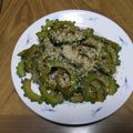 ☆shintyan☆'s cooksnap of when they made ゴーヤの甘辛きんぴら風♪.
