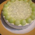 こくりゅー's cooksnap of when they made 贅沢メロンとマスカルポーネのチーズケーキ.