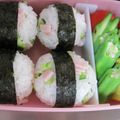 パコち's cooksnap of when they made まぜまぜおにぎり～ハムキュウリ.