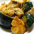 りぃこ☆さん's cooksnap of when they made 鶏肉とかぼちゃの甘辛炒め.