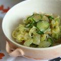 ピンクのたまご's cooksnap of when they made 梅と大葉のさっぱりサラダ.
