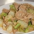 きらり流れ星's cooksnap of when they made キャベツと豚肉の卵炒め.