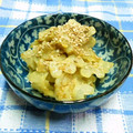 シャンプーハット's cooksnap of when they made ゴーヤの黒ゴマみそ和え.