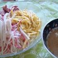 さんぱうろ's cooksnap of when they made 具たっぷりで♡ごまだれぶっかけそうめん.