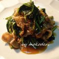 もこデリ's cooksnap of when they made 豚とほうれん草のご飯が進む君.