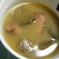 かごちゃー's cooksnap of when they made なすとベーコンの味噌スープ.