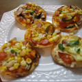 ｍａｎａｍａｎａ34's cooksnap of when they made ギョーザの皮で簡単サクサクピザ.