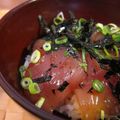 ヤング's cooksnap of when they made まぐろ問屋のまかないマグロ丼.