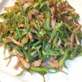 まめぽ's cooksnap of when they made お弁当に☆ポン酢＊ピーマン炒め.