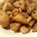 AKIRA暴走's cooksnap of when they made とり肉＋レンコンあっさり煮.
