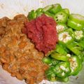 秘伝のタレ's cooksnap of when they made さっぱり♪オクラ納豆梅肉のせ.