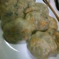 レオとルー's cooksnap of when they made ニラ饅頭.