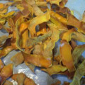 はっぴーはりぼ's cooksnap of when they made 捨てないで！柿の皮チップス.