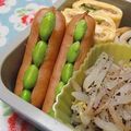 moruchama's cooksnap of when they made お弁当に!ウインナーの枝豆サンド♪.