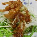 いなえもん's cooksnap of when they made チキンと水菜の熱々ドレッシングサラダ.