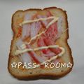ＰＡＳＳ's cooksnap of when they made カニカマトースト★.