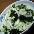 ju_10's cooksnap of when they made 春キャベツとわかめのレモンサラダ.