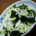ju_10's cooksnap of when they made 春キャベツとわかめのレモンサラダ.