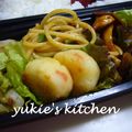 yukiはぴ's cooksnap of when they made ✿さけマヨ芋団子✿.