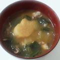 やしゅう's cooksnap of when they made ☆びっくり☆チンゲン菜の豚汁♡.