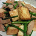 ☆yoshima☆'s cooksnap of when they made 簡単！厚揚げとにんにくの芽の味噌バタ炒め.