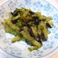 なみ☆HEY!'s cooksnap of when they made 夏バテ解消★ゴーヤの味付け海苔和え.