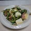ゴリちゃんママ's cooksnap of when they made 豆腐が崩れない♪ゴーヤチャンプル.