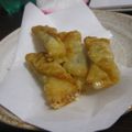 まな竜's cooksnap of when they made 余った餃子の皮でのりチーズ揚げ♪.