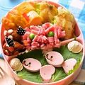 ＴＷＯＨＥＡＲＴＳ's cooksnap of when they made ＊キャラ弁＊簡単♪のせるだけ金魚ちゃん.