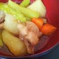 えるもー's cooksnap of when they made 鶏の肉じゃが風　アスパラ入り.