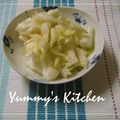 MrsYummy's cooksnap of when they made キャベツの芯の即席漬け.