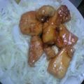 ゅちmama's cooksnap of when they made 鶏もも肉の照り焼き温泉卵マヨ丼.
