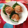 pitachan1's cooksnap of when they made TVでやってた花粉症対策えびレンコン焼き.