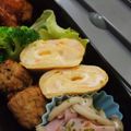 ひぃこ＊'s cooksnap of when they made ❤カニカマ＆ハムチーズの卵焼き❤.